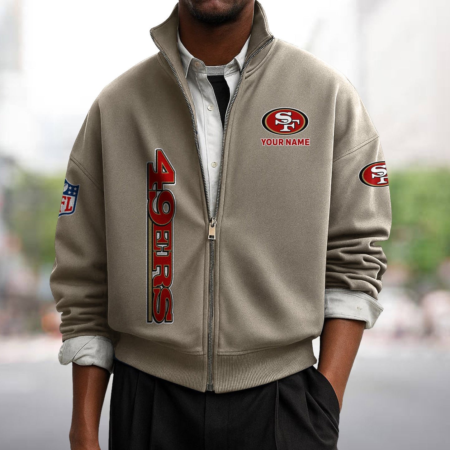 SF x NFL Sweatshirt Full Zip DATND TANTD