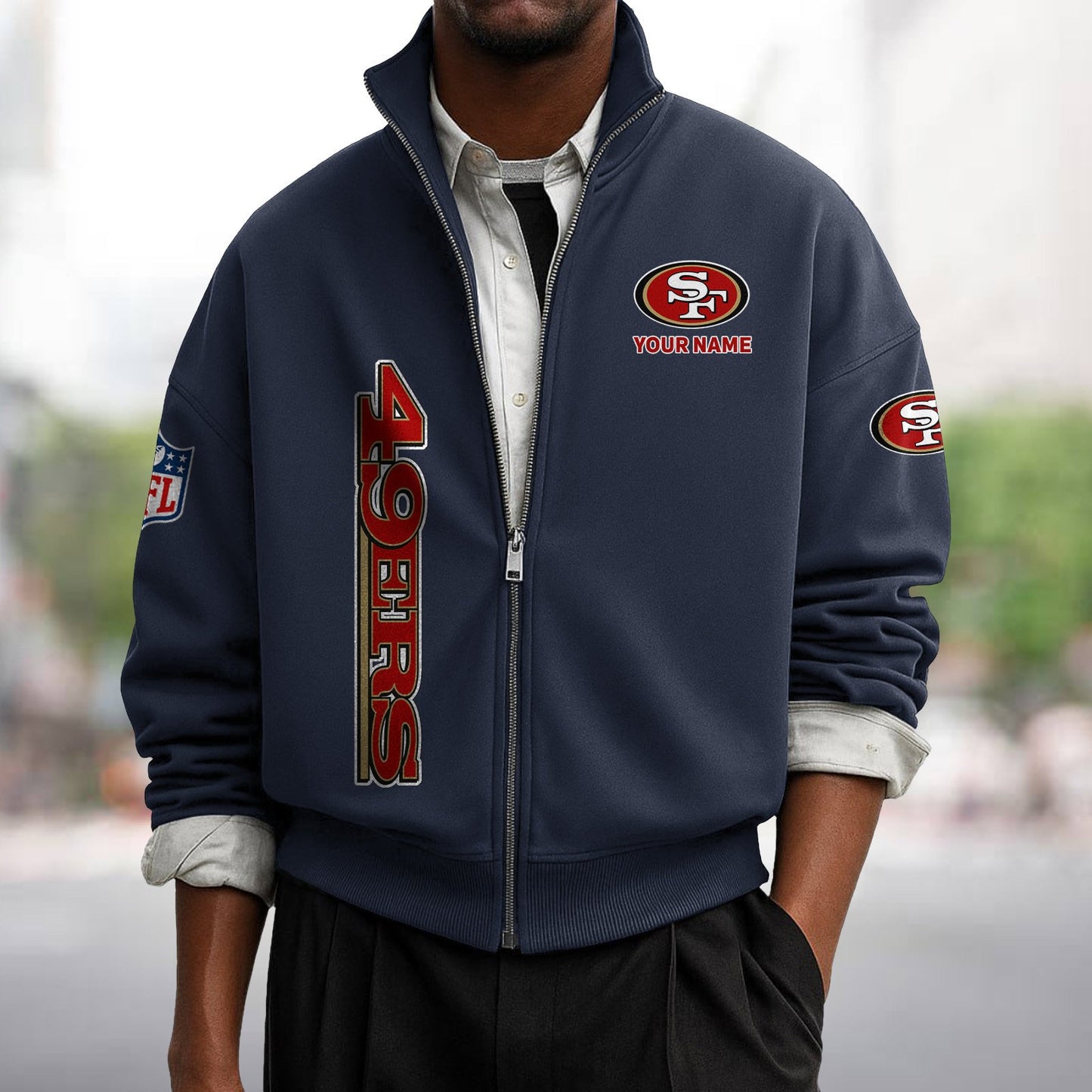 SF x NFL Sweatshirt Full Zip DATND TANTD