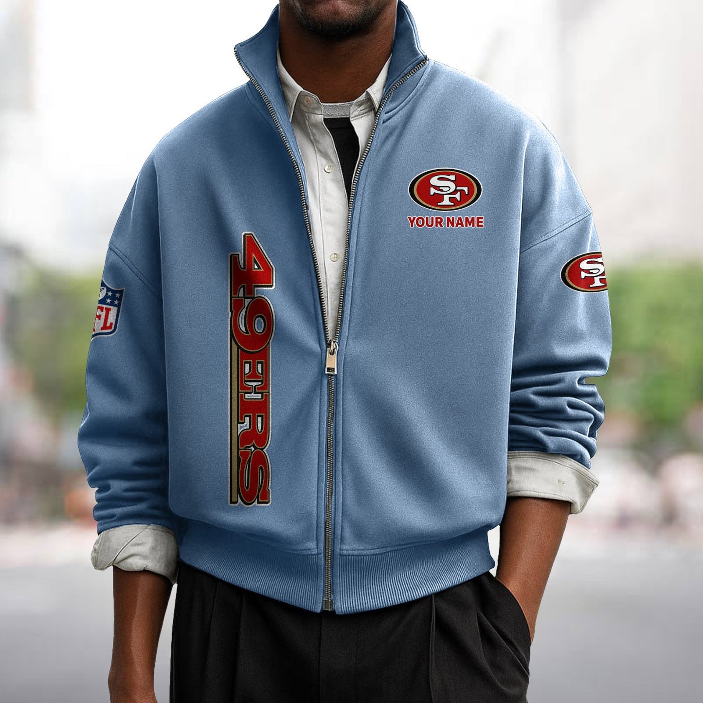 SF x NFL Sweatshirt Full Zip DATND TANTD