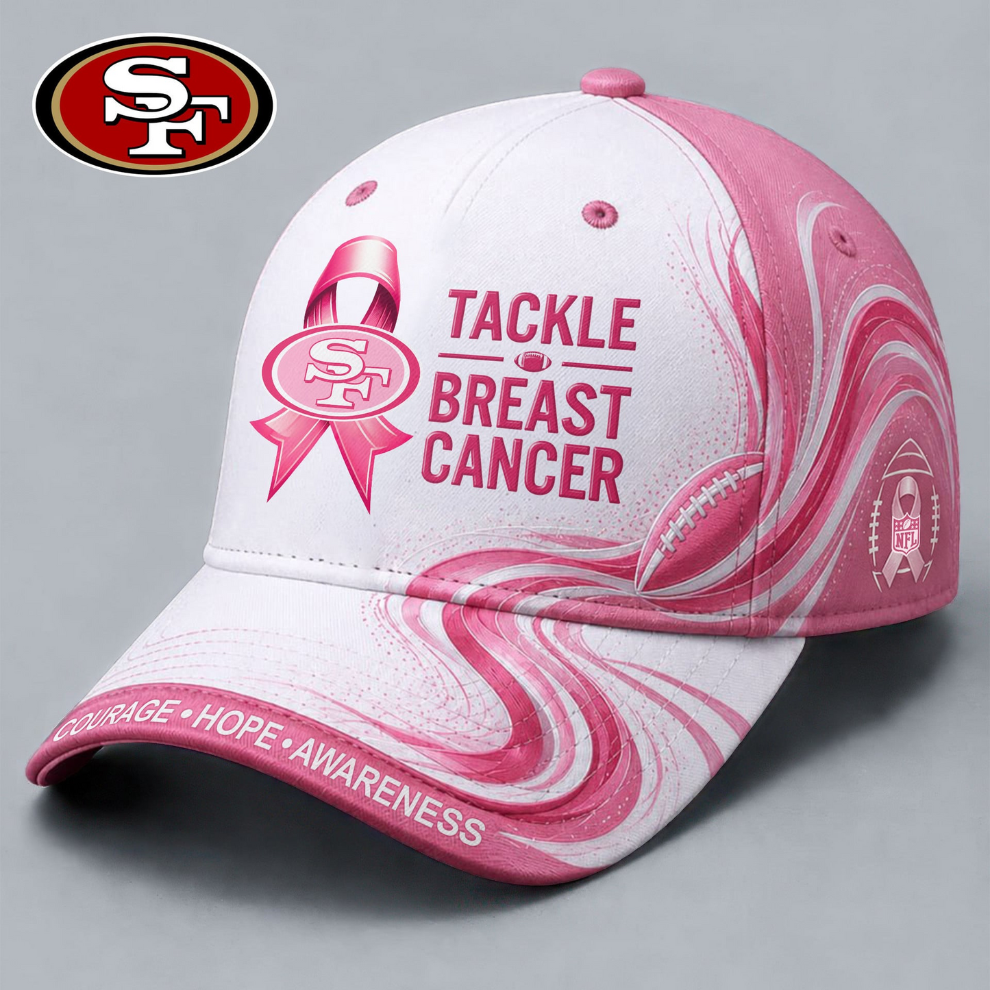 SF x NFL Tackle Breast Cancer Cap