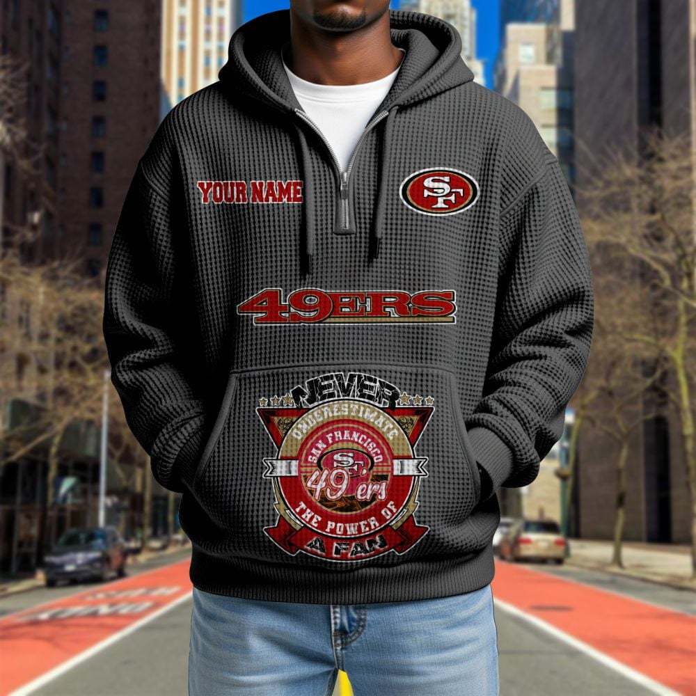 SF x NFL Waffle Hoodie DATND TANTD