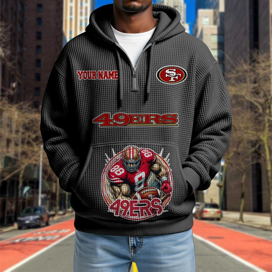 SF x NFL Waffle Hoodie DATND TANTD