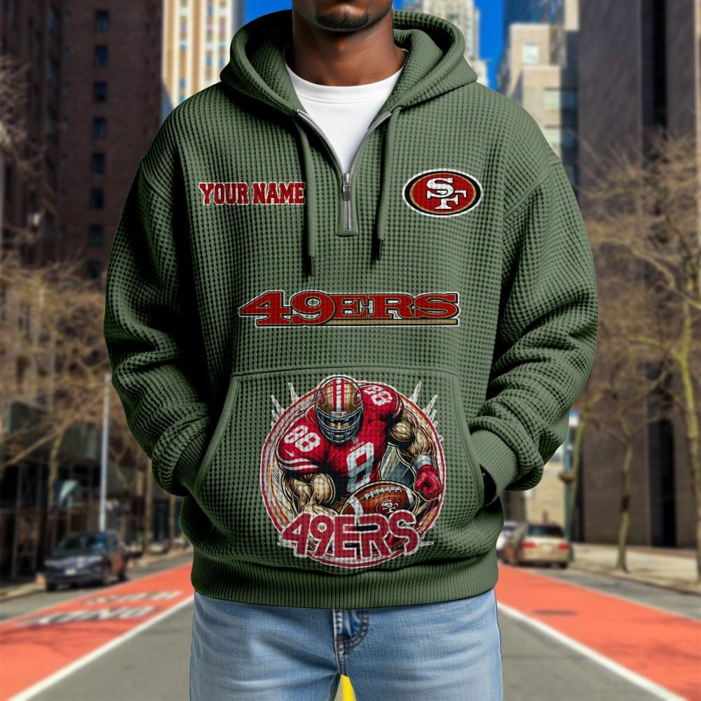SF x NFL Waffle Hoodie DATND TANTD
