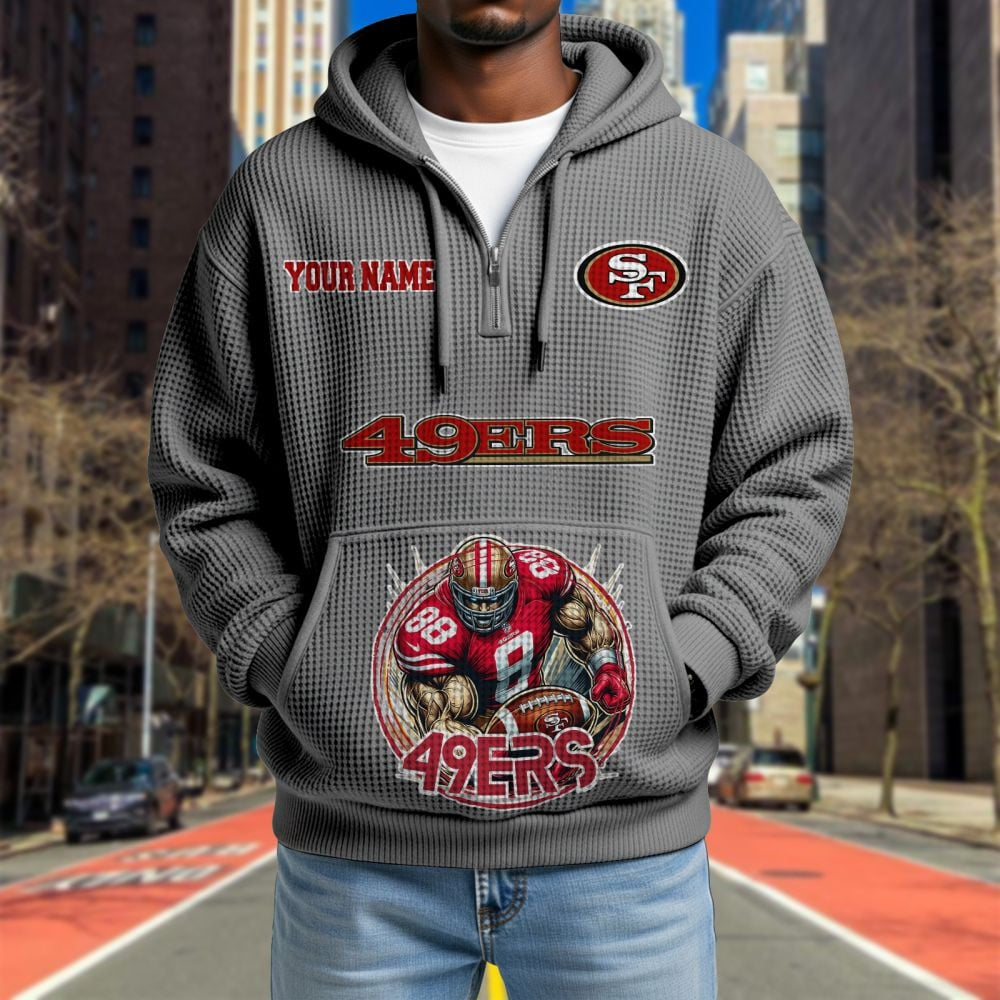 SF x NFL Waffle Hoodie DATND TANTD