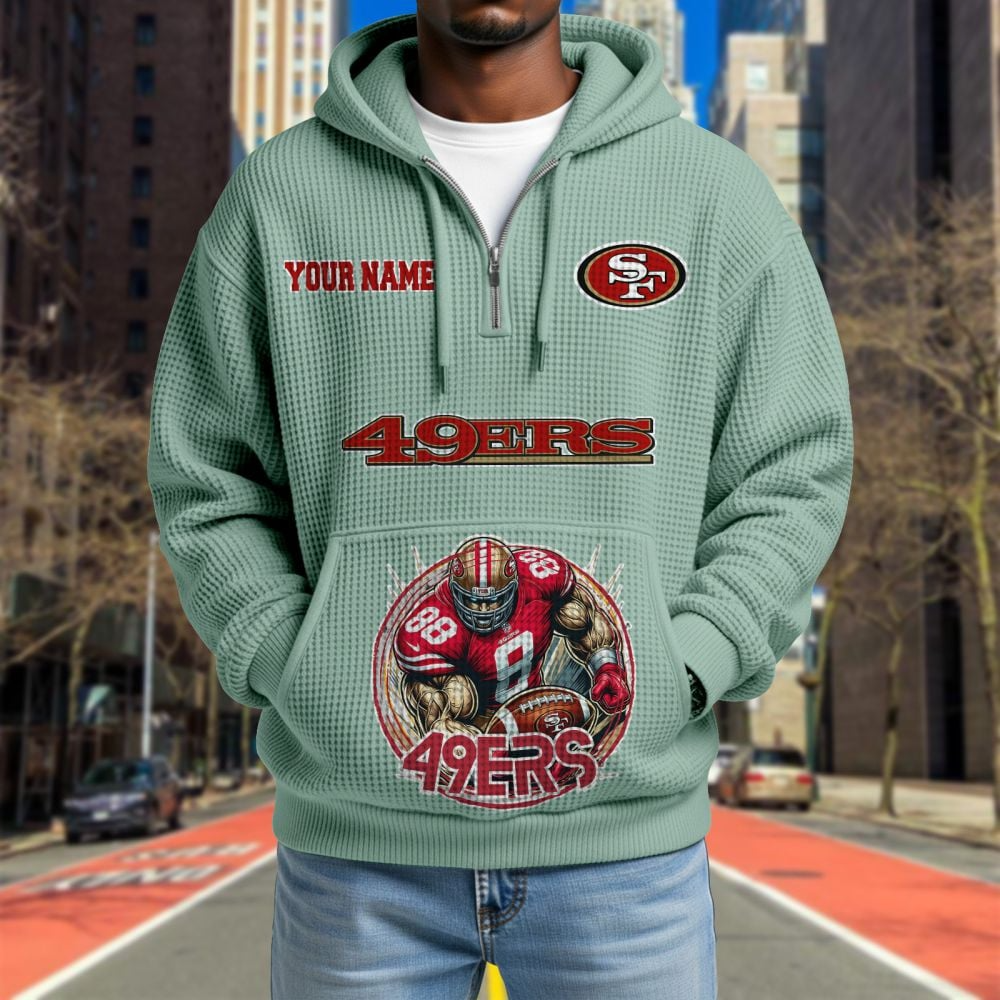 SF x NFL Waffle Hoodie DATND TANTD