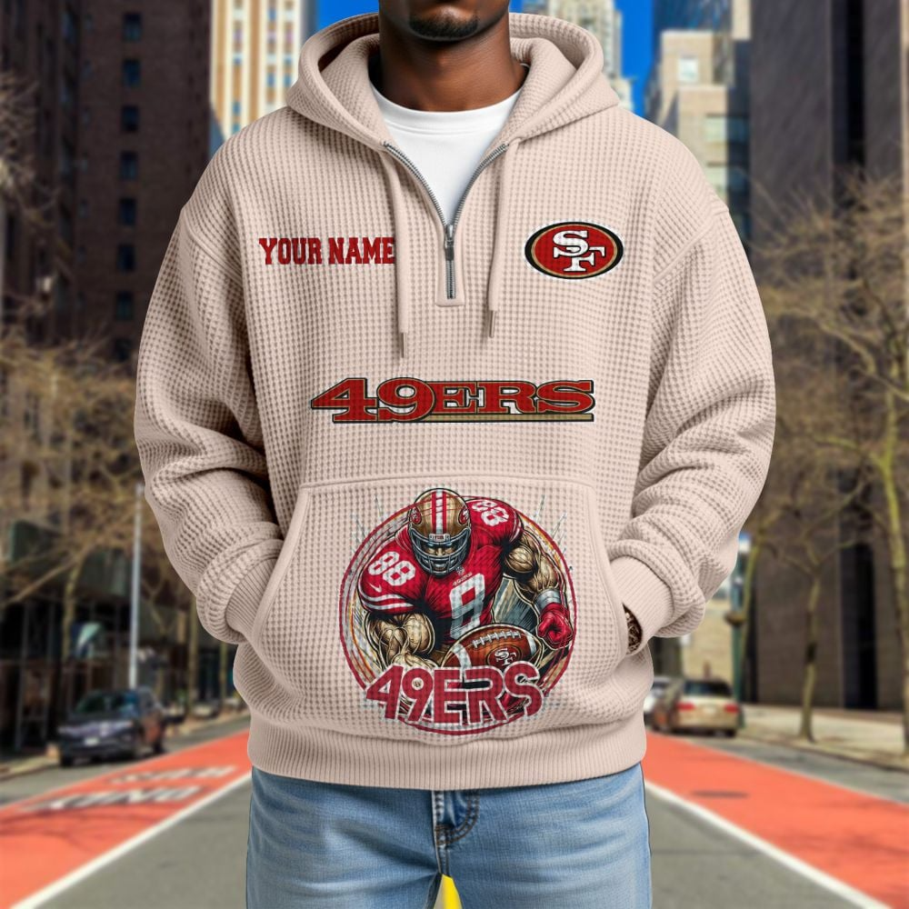 SF x NFL Waffle Hoodie DATND TANTD