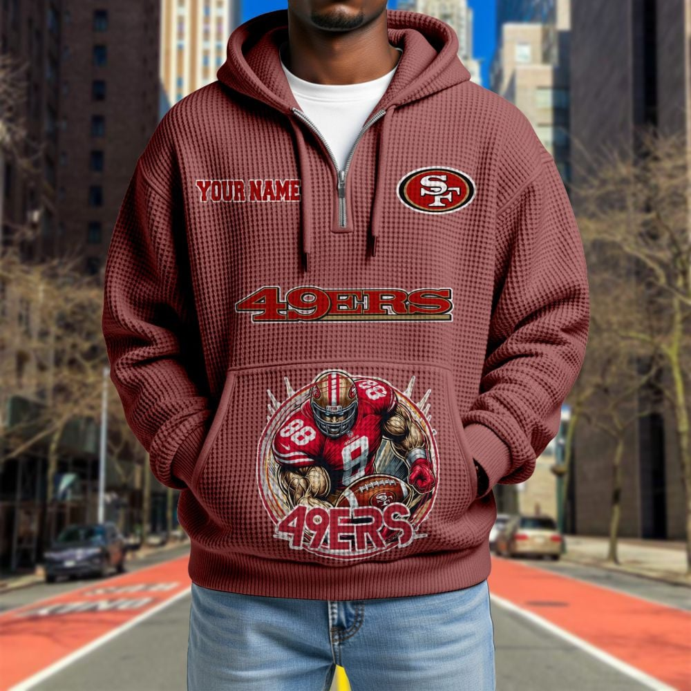 SF x NFL Waffle Hoodie DATND TANTD
