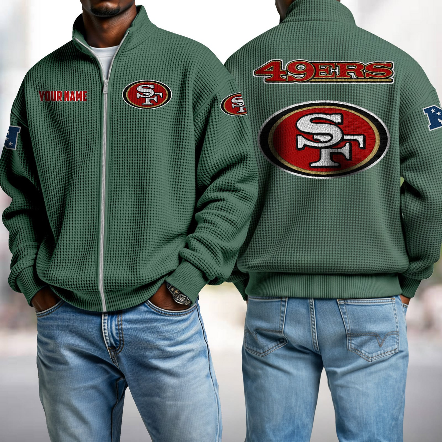 SF x NFL Waffle Zip-Up Sweatshirt DatND DVT