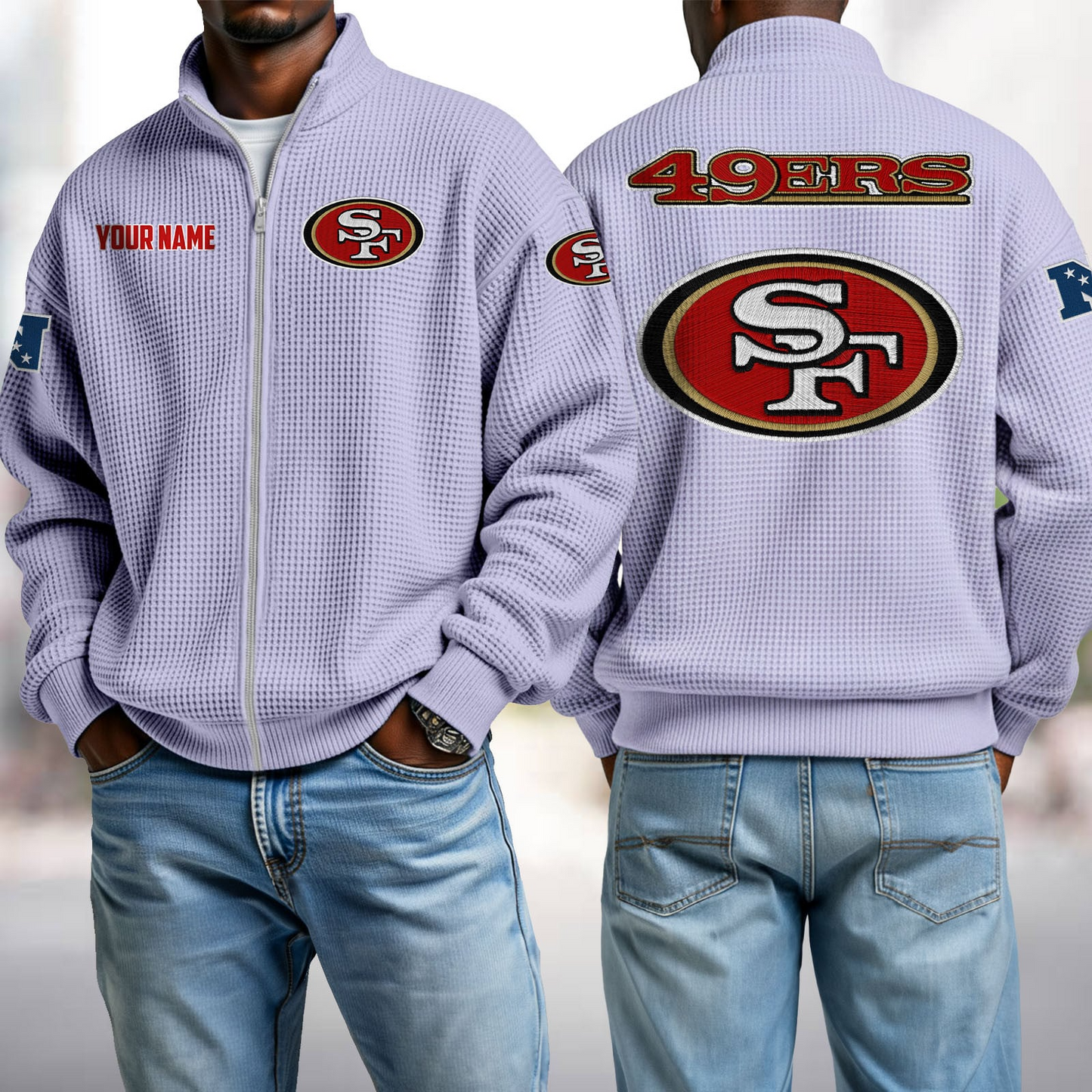 SF x NFL Waffle Zip-Up Sweatshirt DatND DVT
