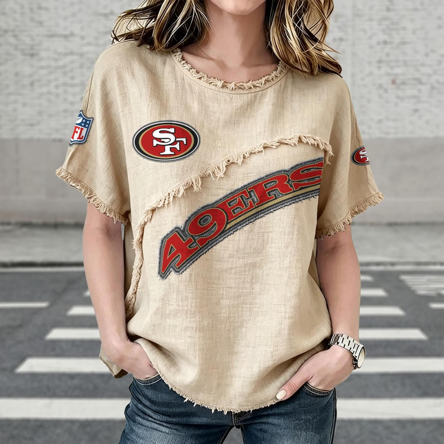 SF x NFL Womenƒ??s Vintage O-Neck 2905 DatND DVT