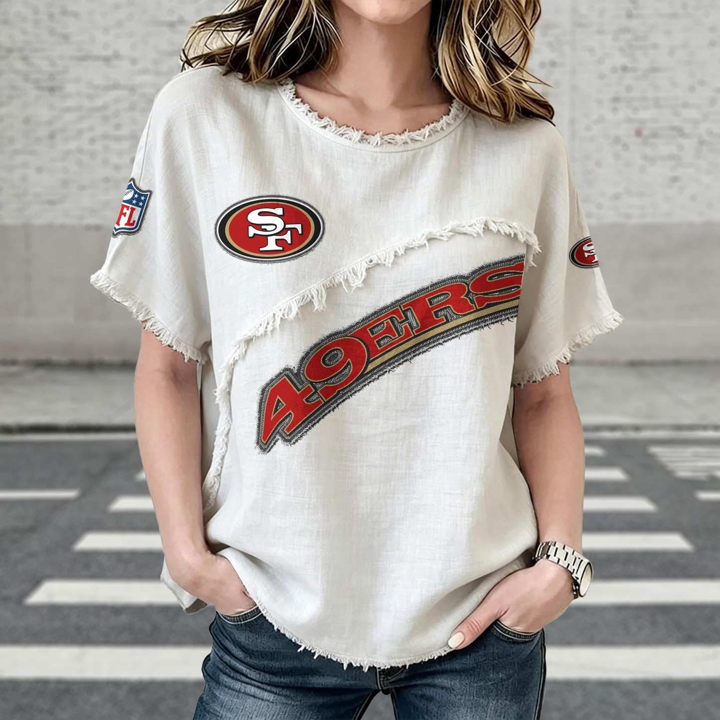 SF x NFL Womenƒ??s Vintage O-Neck 2905 DatND DVT