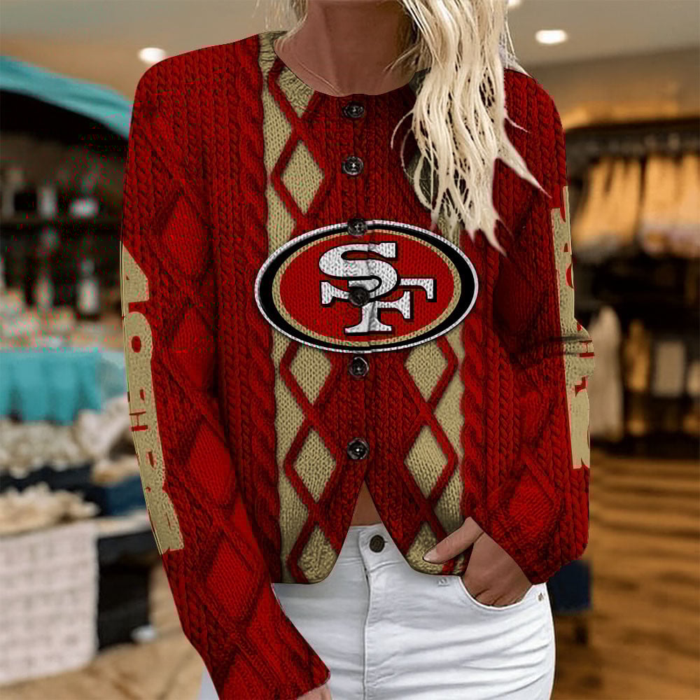 SF x NFL Women's Cardigan Sweater DatND DVT