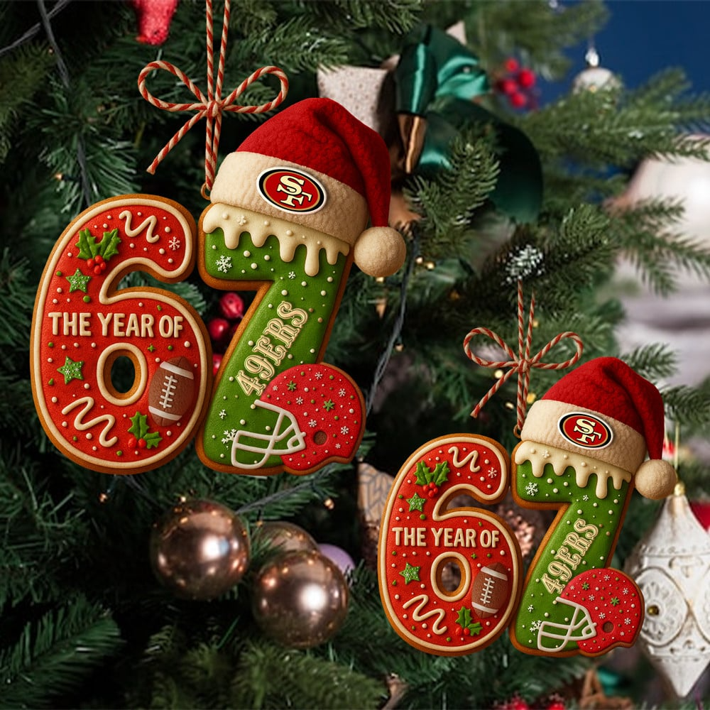 SF49 Premium NFL 67 Hanging Ornament DDT NTL