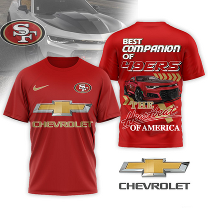SF49 Premium NFL Chevrolet 3D Shirt DDT CTND