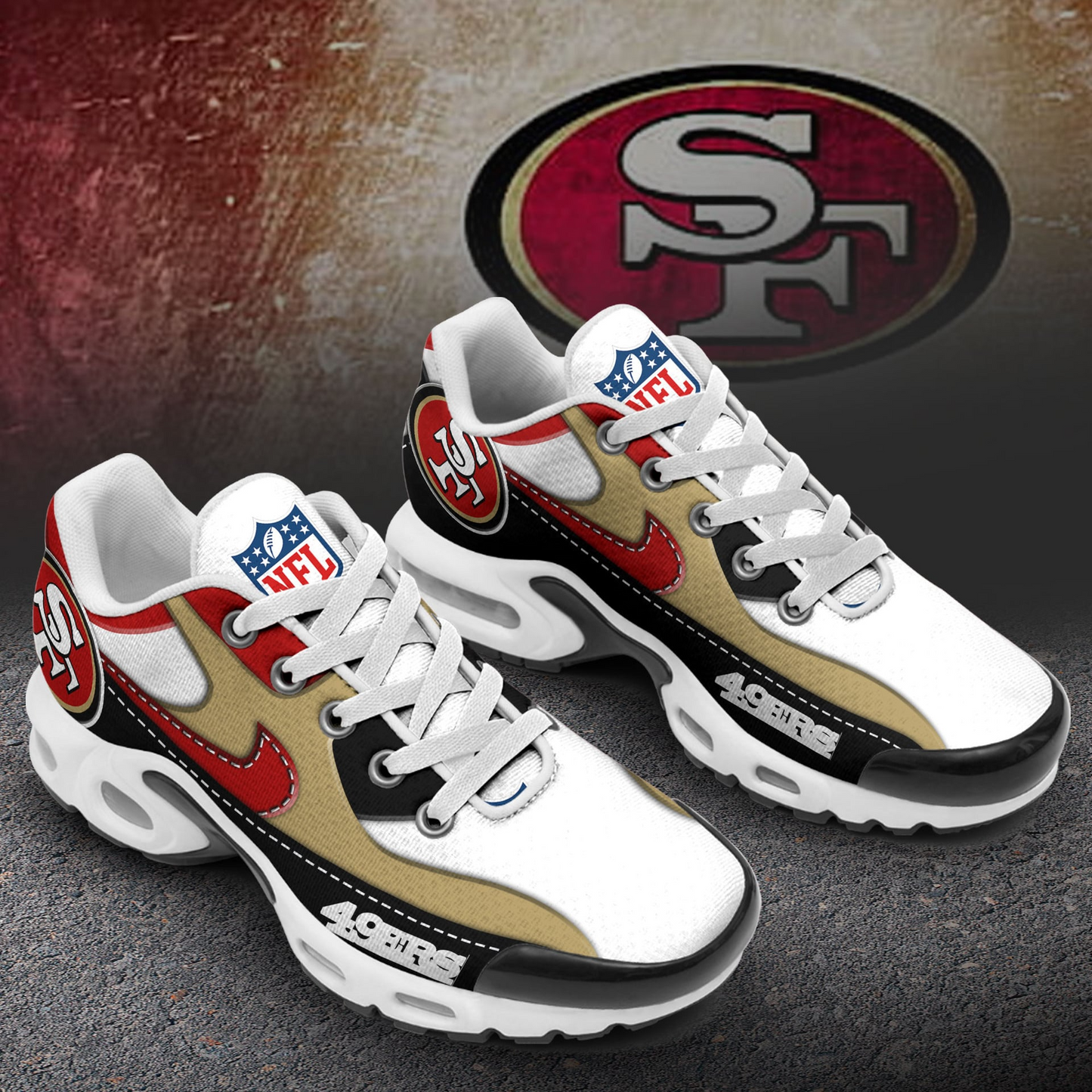 SF49 Premium NFL Color Block Air Max Shoes DDT CTND