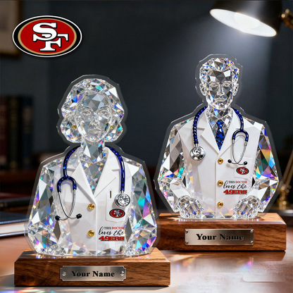 SF49 Premium NFL Doctor Crystal Style Desktop Ornament DDT 101125 HLPHUONG