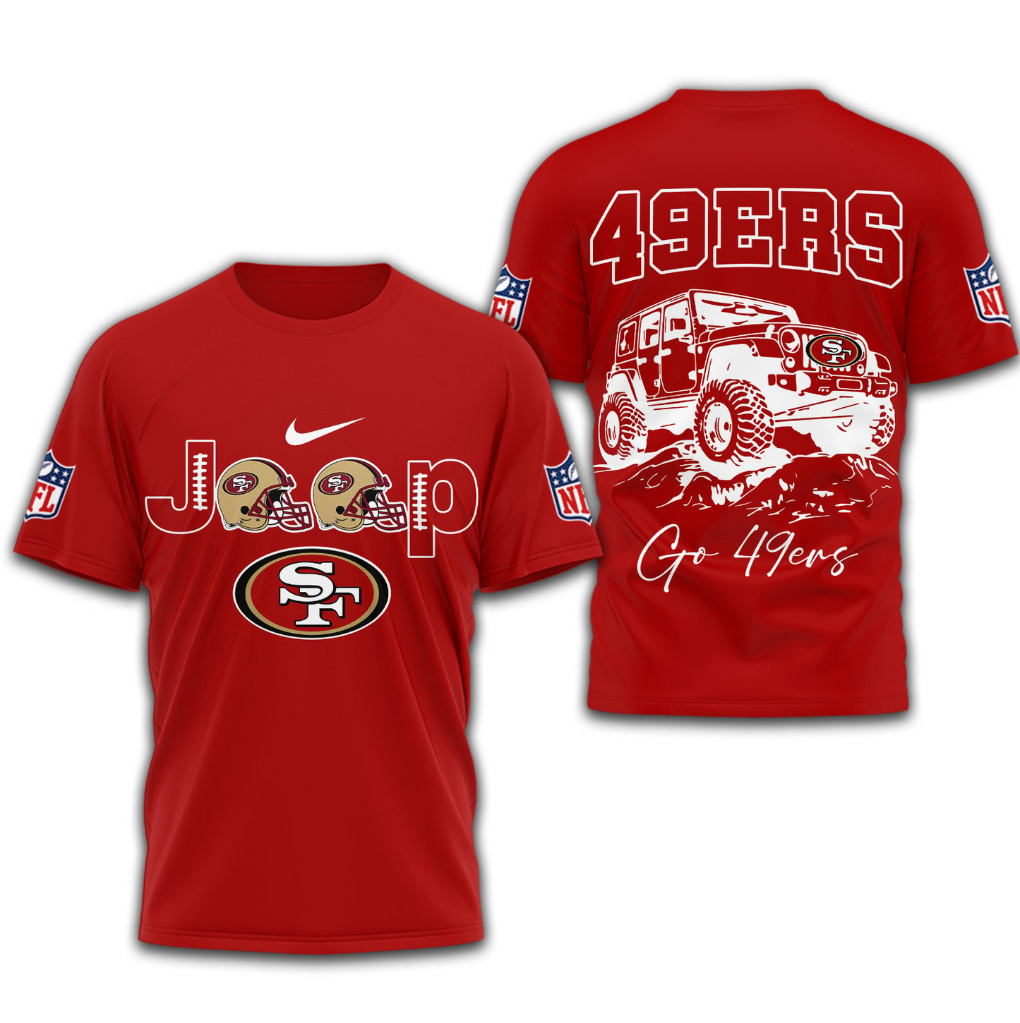 SF49 Premium NFL Jeep 3D Shirt DDT 101125 NTL