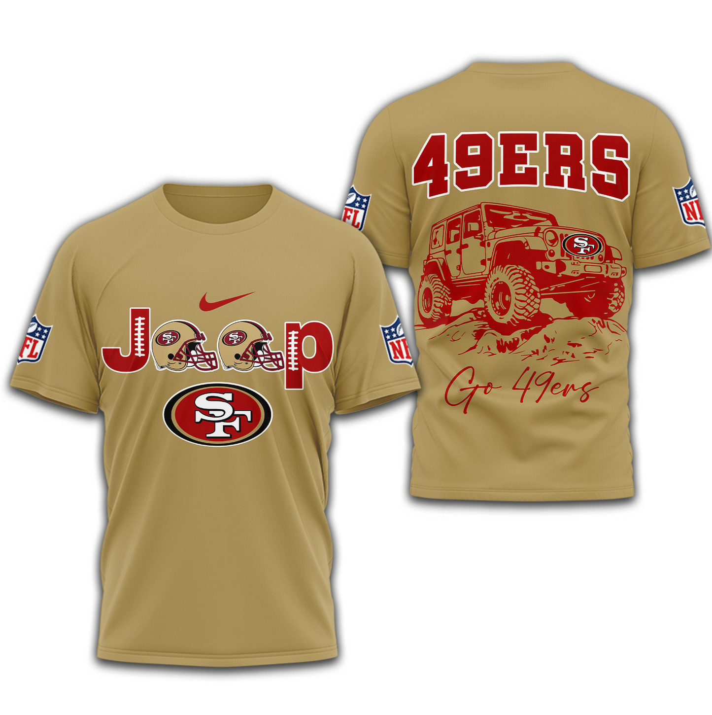SF49 Premium NFL Jeep 3D Shirt DDT 101125 NTL
