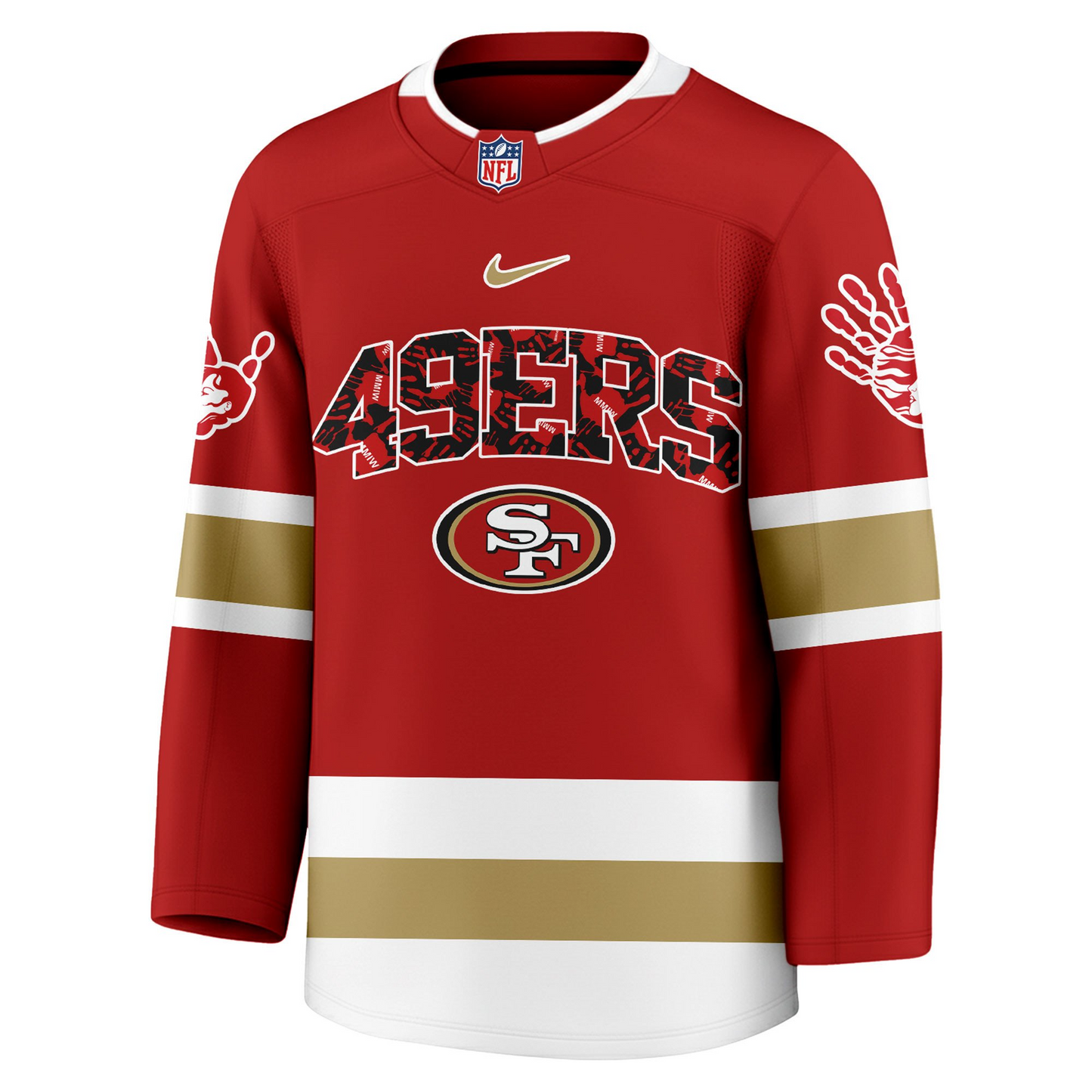 SF49 Premium NFL MMIW Awareness Long Jersey DDT 101125 NTL