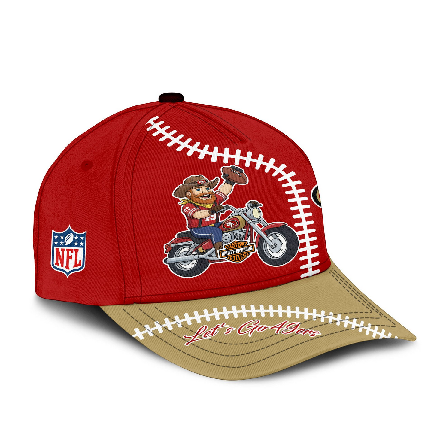 SF49 Premium NFL Motorcycle Classic Cap DDT 111125 NTL