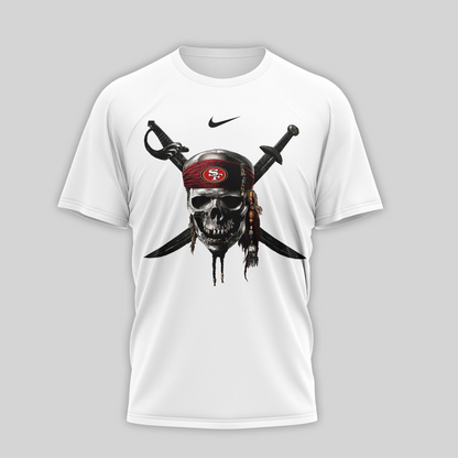 SF49 Premium NFL Pirates Of The Caribbean 3D Shirt DDT NTL