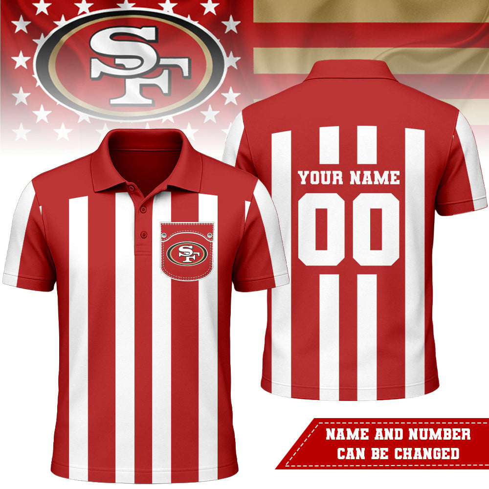 SF49 Premium NFL Referees 3D Polo Shirt DDT NTL
