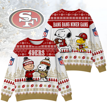 SF49 Premium NFL Snoopy Winter SweatShirt DDT CTND