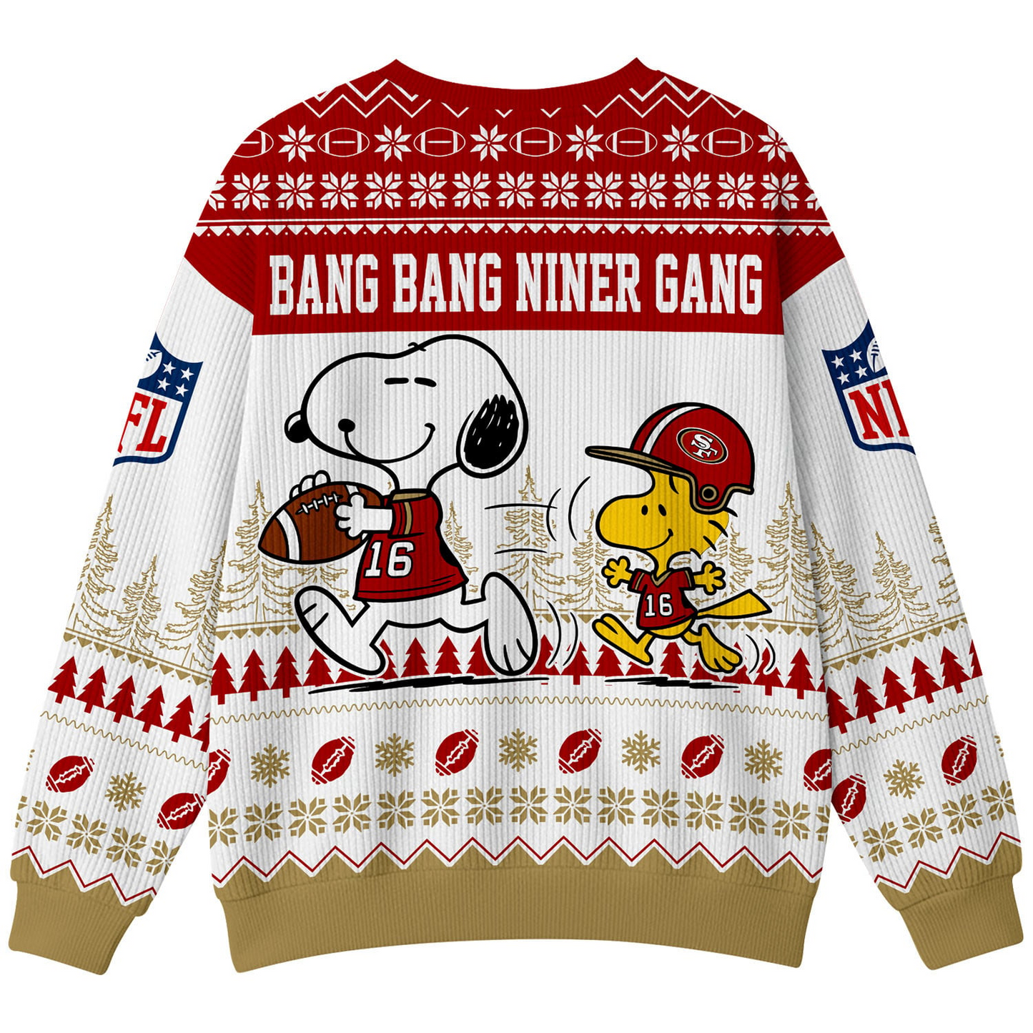SF49 Premium NFL Snoopy Winter SweatShirt DDT CTND