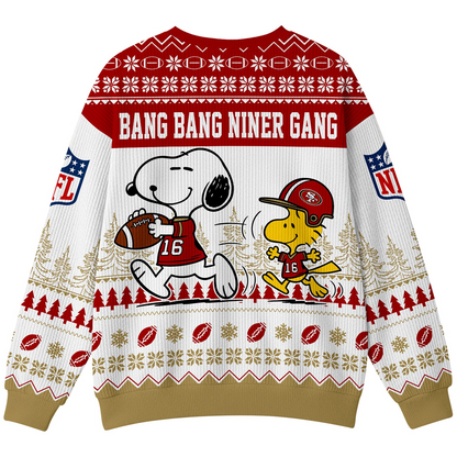 SF49 Premium NFL Snoopy Winter SweatShirt DDT CTND