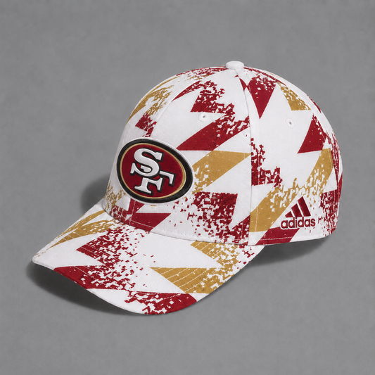 SF49 Premium NFL Sports Fan Geometric Pattern Baseball Cap
