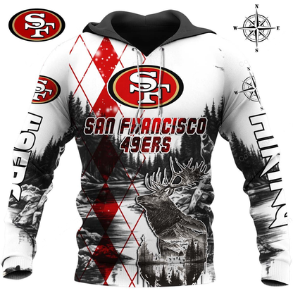 SF49 x NFL Hiking 3D Hoodie DDT CTND