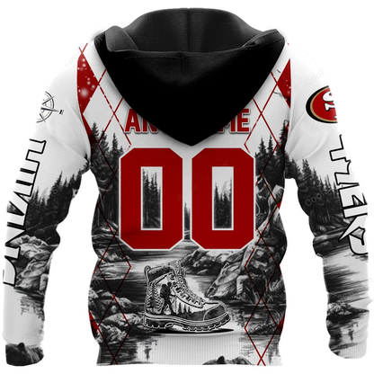 SF49 x NFL Hiking 3D Hoodie DDT CTND