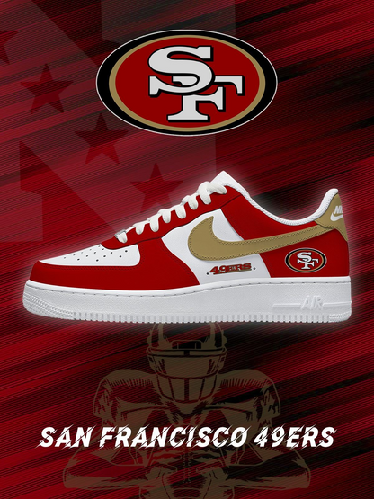 SF49 x NFL Luxury AF1 Sneakers 200626