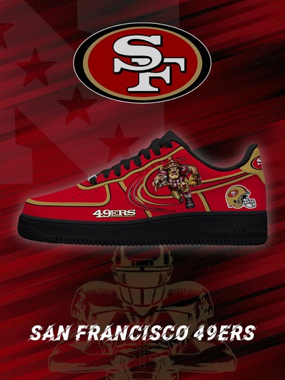 SF49 x NFL Luxury AF1 Sneakers 200626