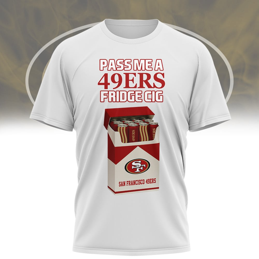 SF49 x NFL Personalized Fridge Cig 3D Shirt DDT CTND