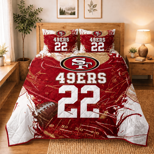 SF49 x NFL Premium Bedding Sets Personalized Gift For Fan