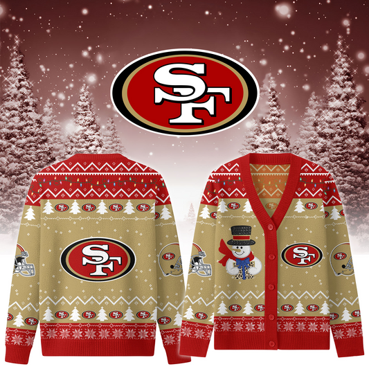 SF49 x NFL Premium Knitted Cardigan Jacket DDT CTND