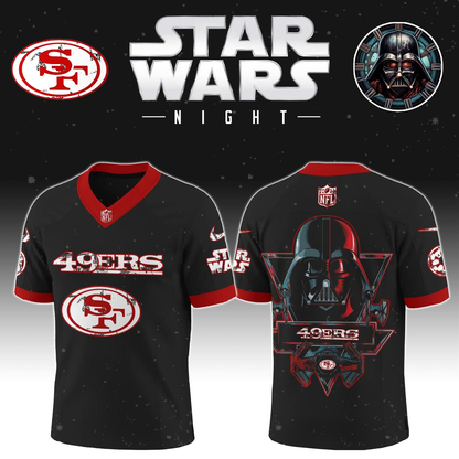 SF49 x S.Wars Darth Vader 2025 Football Jersey DDT NTL