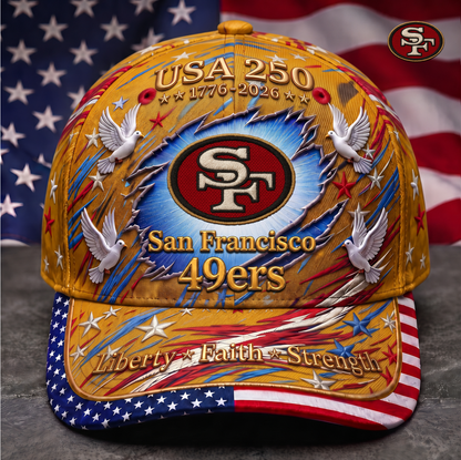 Premium NFL x SF 250 Years Anniversary Of Freedom Cap V4  260626