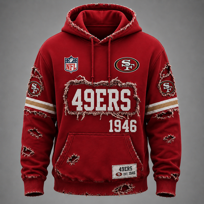 SF x NFL LUXURY V-Neck T-Shirt 3005 DatND DVT