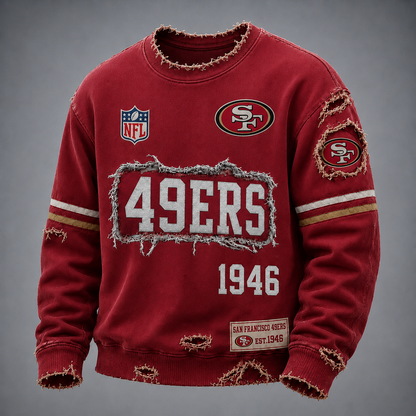 SF x NFL LUXURY V-Neck T-Shirt 3005 DatND DVT
