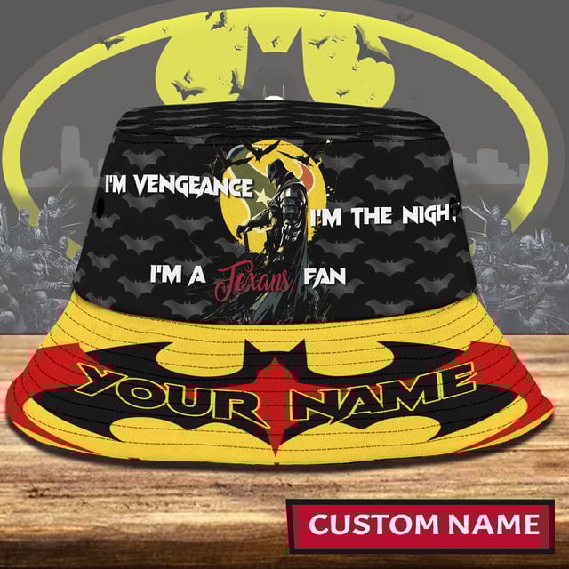 SIGNATURE Bucket Hat NFL x HOU Batman Gift For Fans NDT NHM