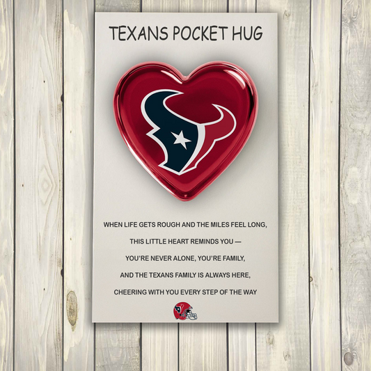 SIGNATURE NFL X HOU POCKET HEART FOR BIG FAN 20 NDT TDT