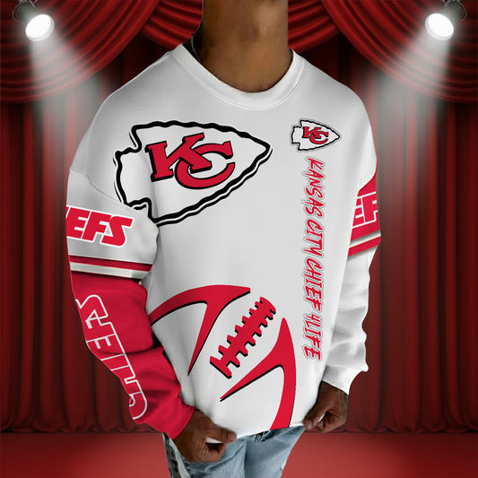 SIGNATURE NFL X KCC Graphic Crew Neck Over Sized Sweatshirt 2025 NDT NHM