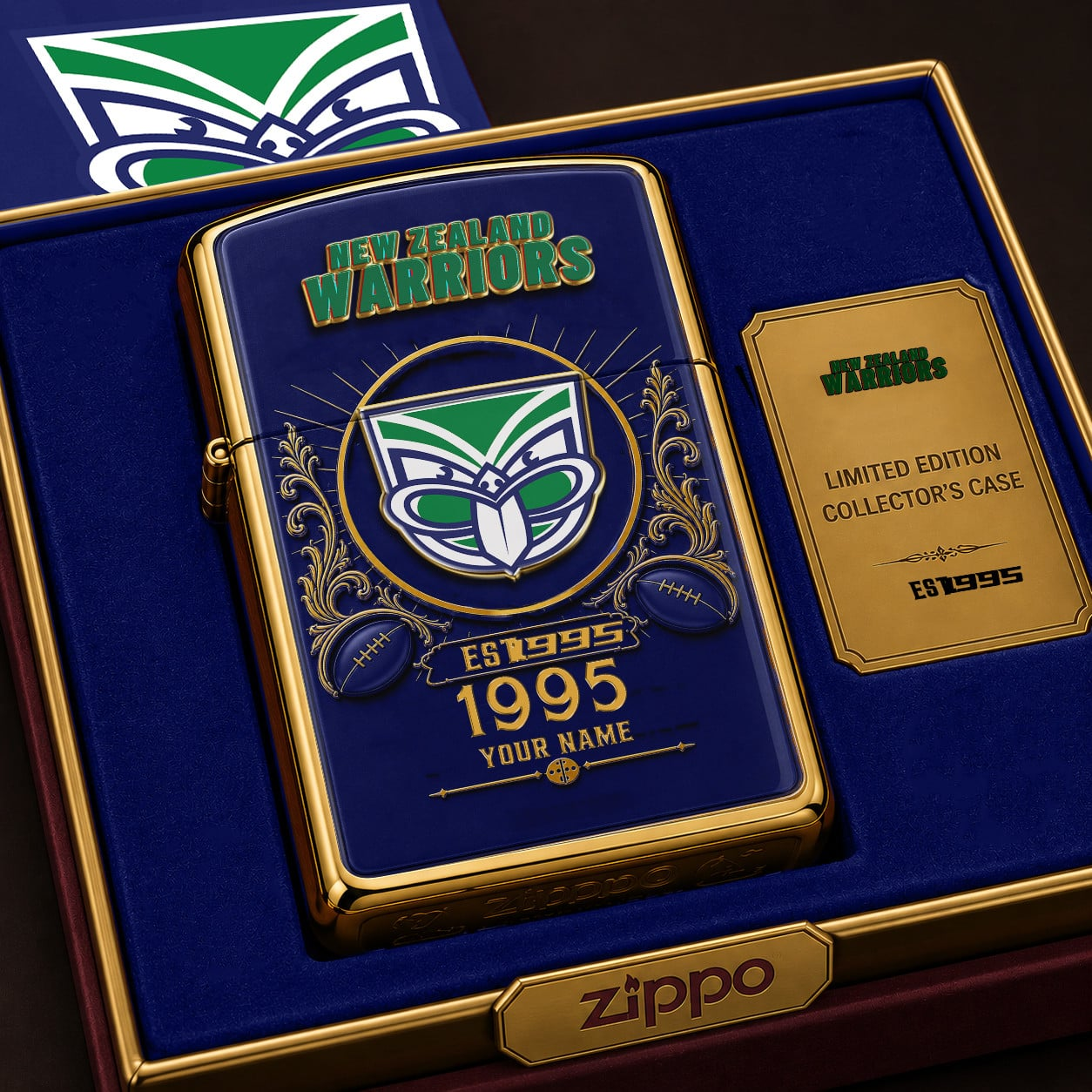 SIGNATURE NRL  X WAR Zippo Case Limited Edition NDT VHM 250526