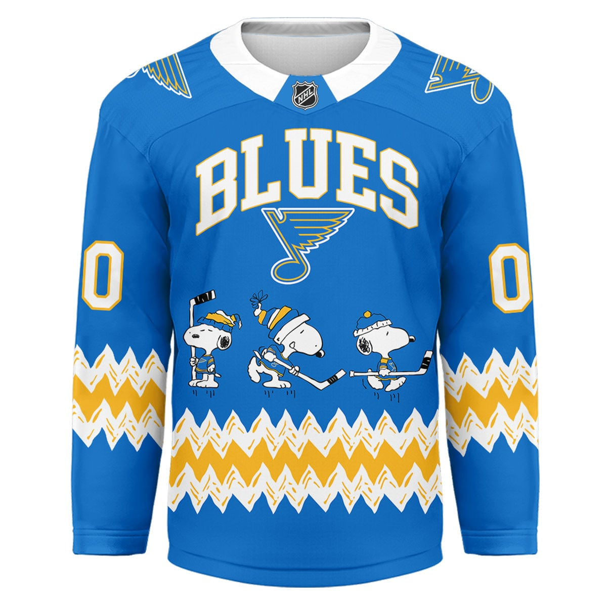 SLB Premium NHL Snoopy Personalized Hockey Jersey DDT CTND