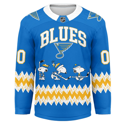 SLB Premium NHL Snoopy Personalized Hockey Jersey DDT CTND