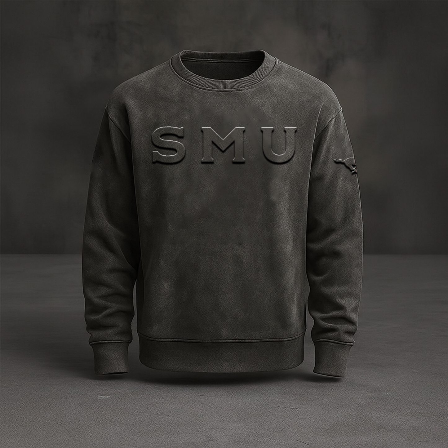 SMU x NCAA Embossed Sweat Shirt DATND TANTD