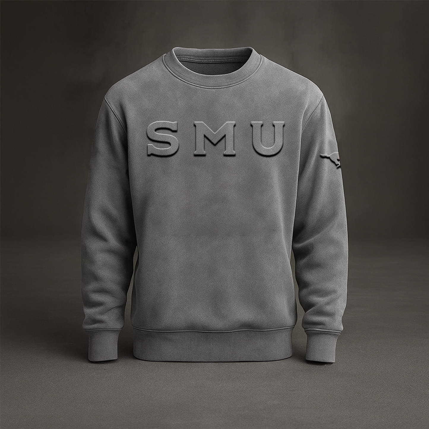 SMU x NCAA Embossed Sweat Shirt DATND TANTD