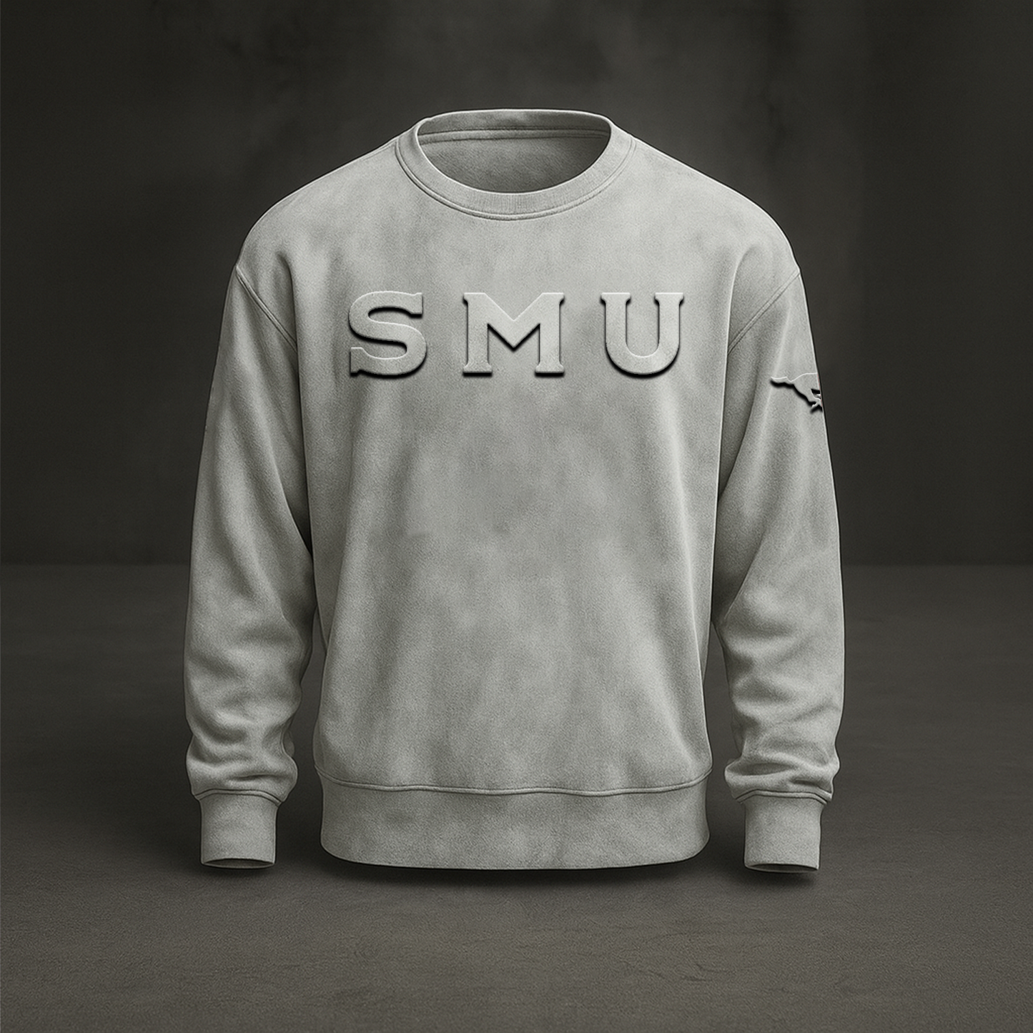 SMU x NCAA Embossed Sweat Shirt DATND TANTD